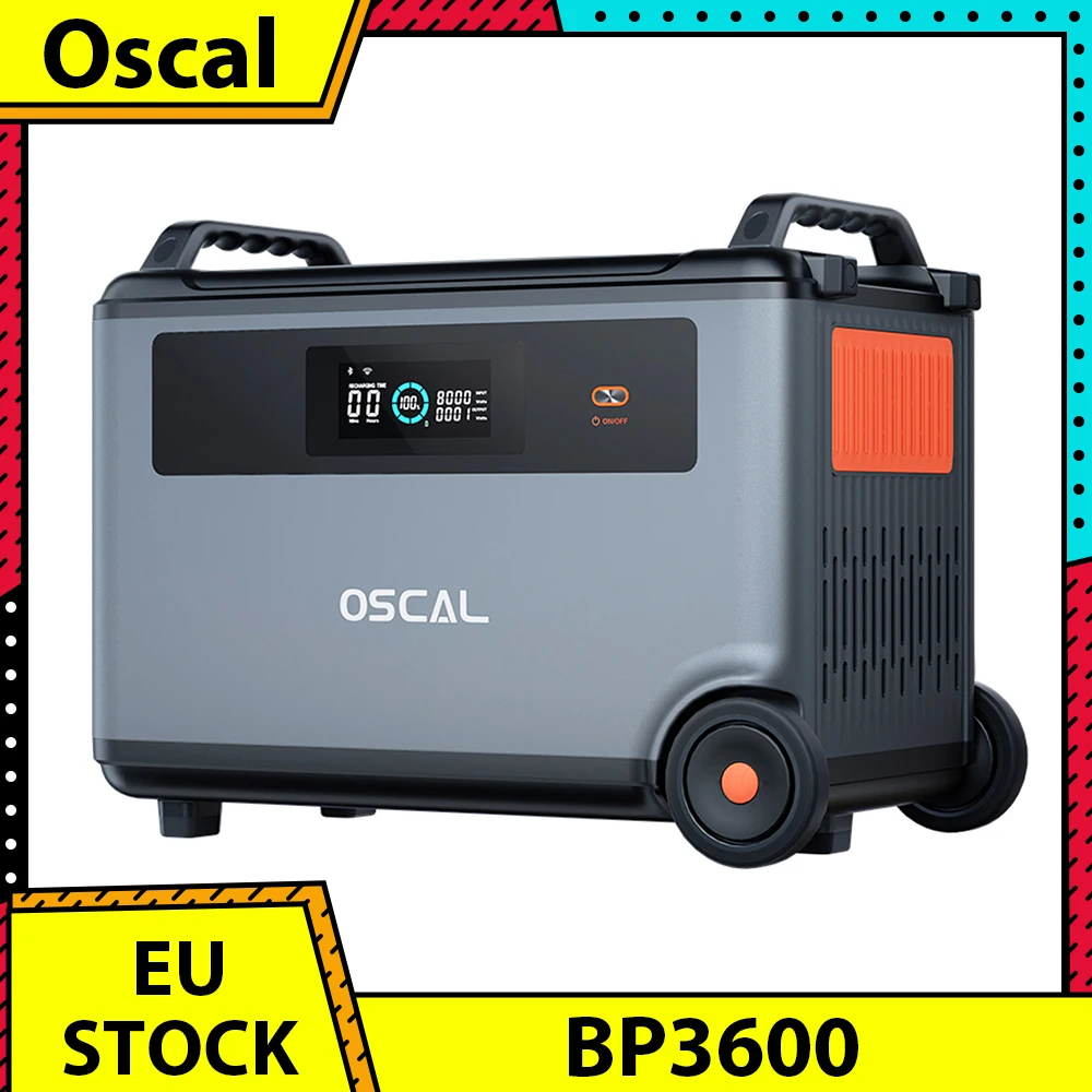 Oscal BP3600 3600Wh Extra Battery Pack for PowerMax 3600 Rugged Power Station