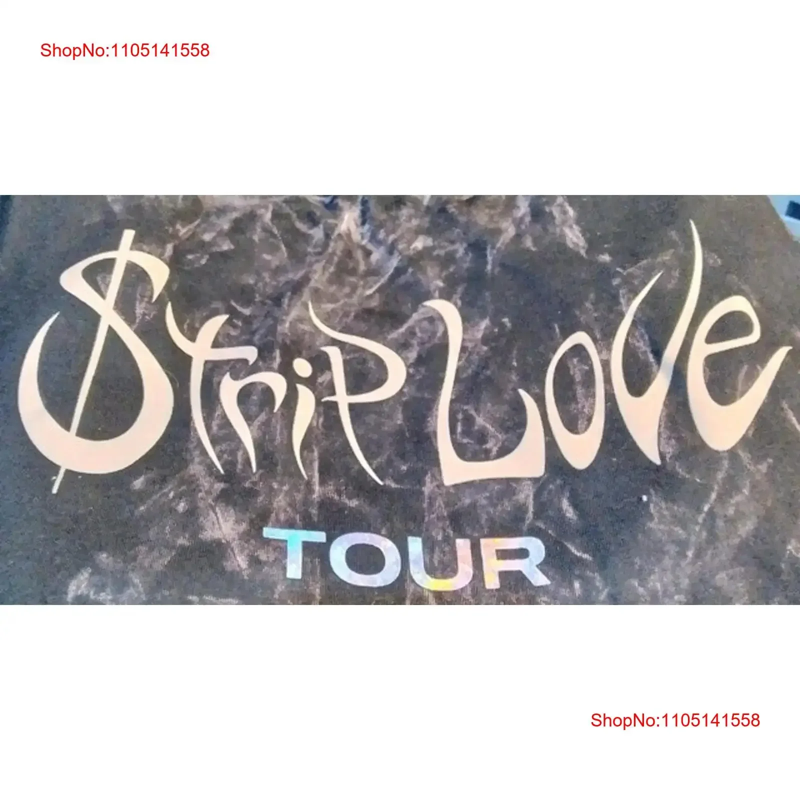 KAROL G 2022 StripLove U S Tour Bleach Dyed T Shirt Size Small vintage Washed Stylish homme Comfortable Unisex Casual