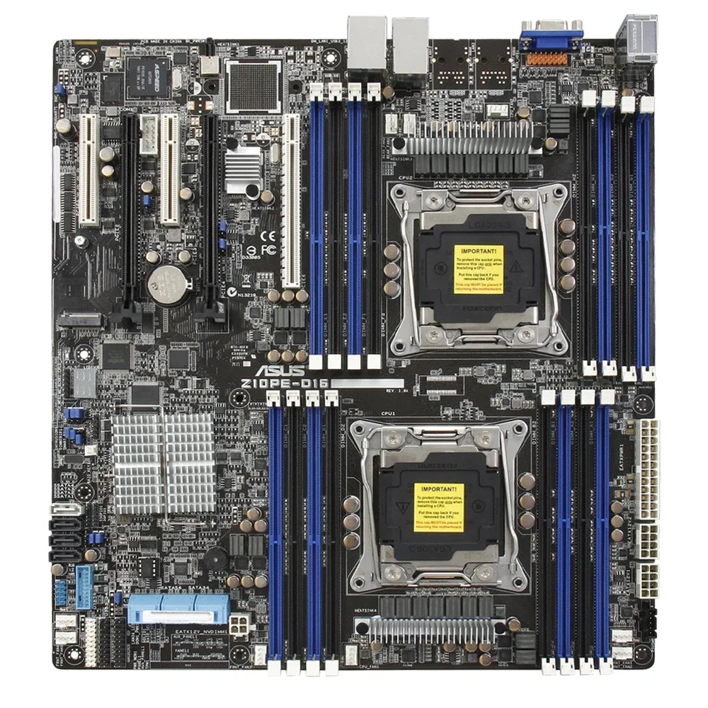 ASUS Z10PE-D16 اللوحة الأم دعم E5-2600 v4 E5-2699 v3 E5-2699 v4 E5-1600 v4 CPU 16 × DDR4 1024GB LGA 2011-3 Intel C612 M.2 EEB #2