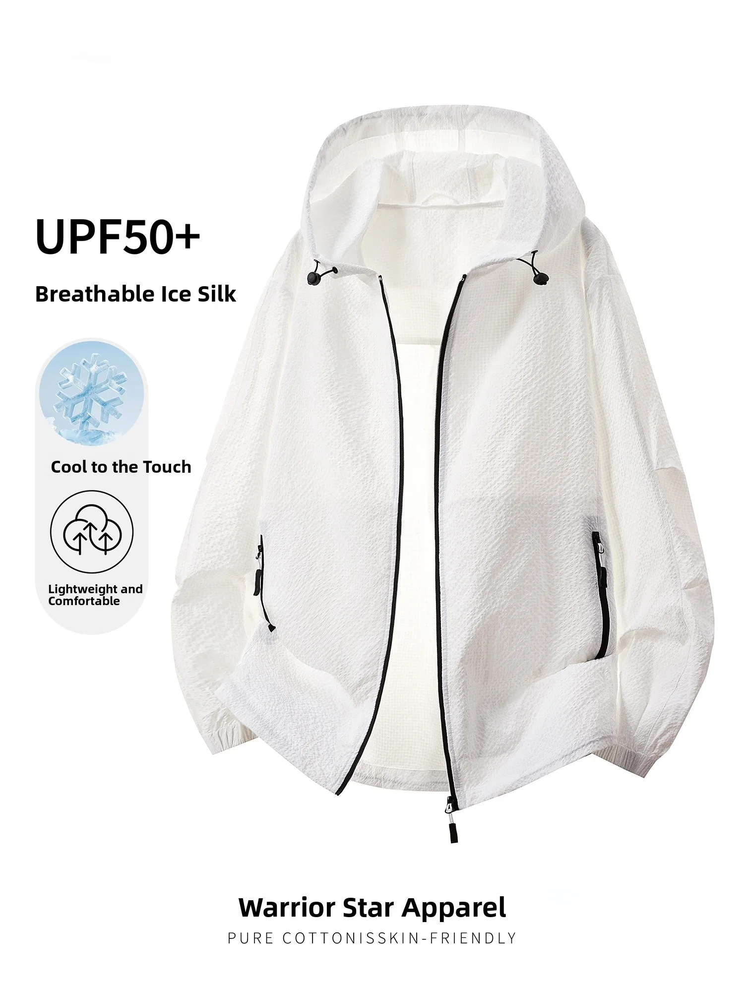 warrior-ice-silk-uv-protection-light-weight-casual-outdoor-fishing-jacket-men's-summer-breathable-anti-uv-bubble-cloth-coat
