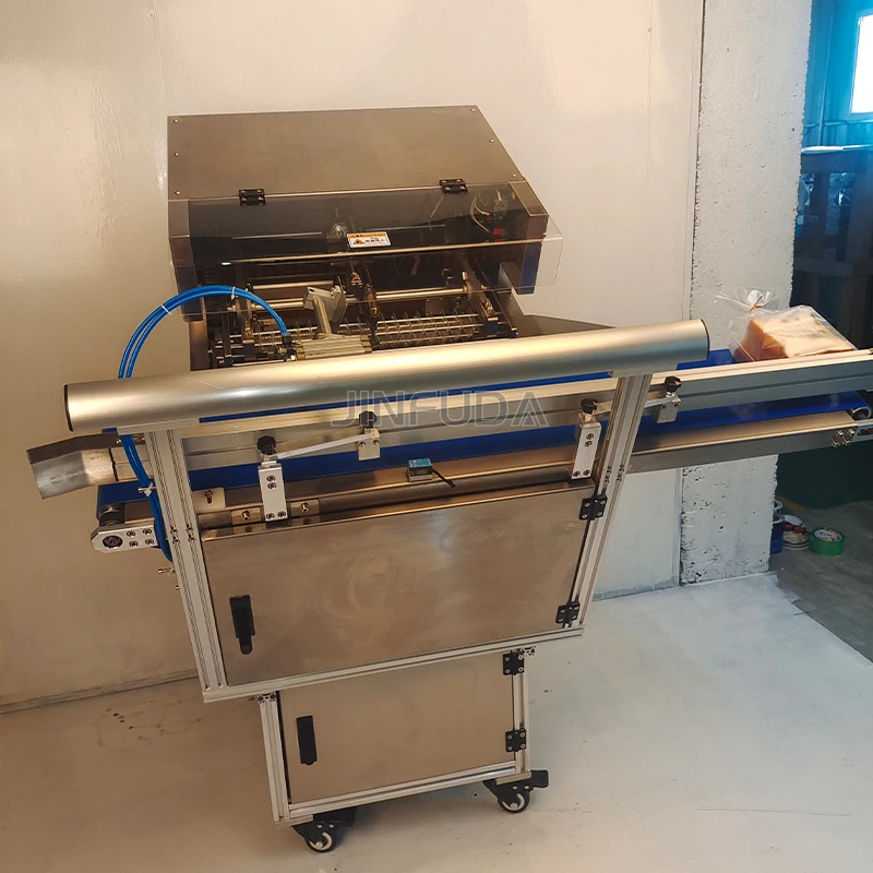 High Quality Semi-automatic  Donuts Bread Twist Tie Tying Packing Machine