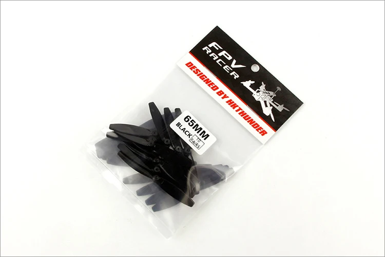 10 paia Kingkong 65mm elica a lama Prop per 720 8520 motore Coreless fai da te KIngkong Q100 Micro Quadcopter