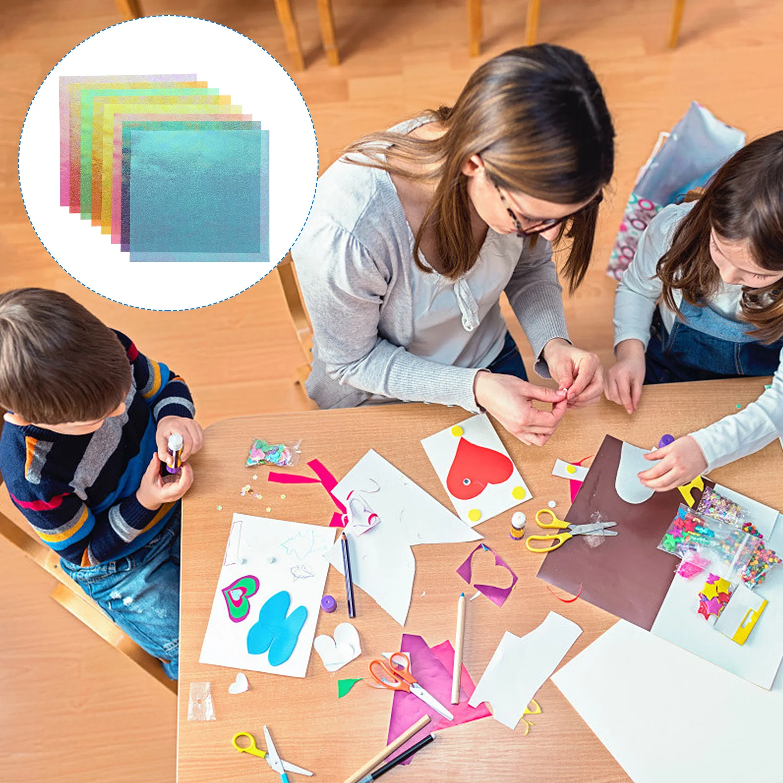 50 Arkuszy Papieru DIY do Origami Kwiaty Serca Róże Dekoracje Rękodzieło Rodzinne Zabawna Zajęcie Kwiaty Origami