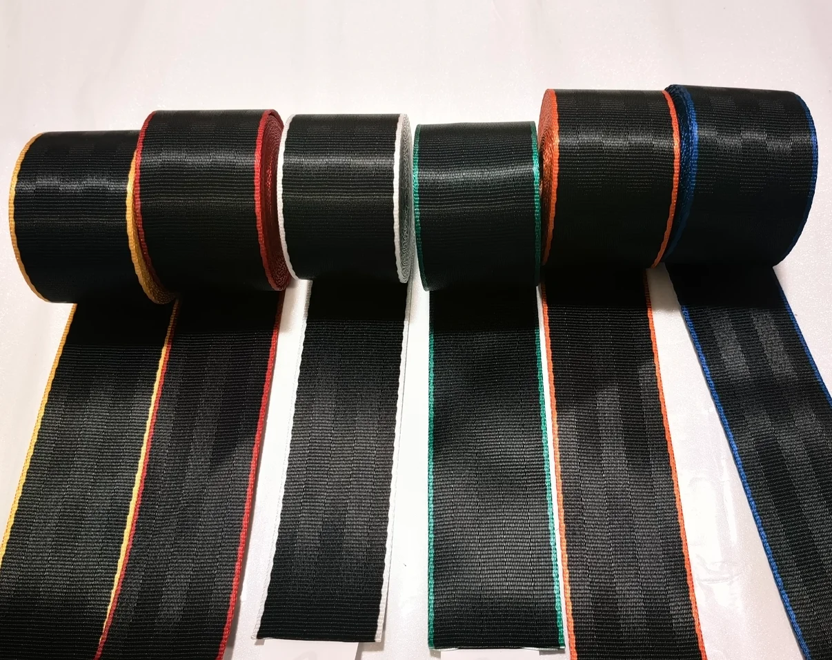 Bicolored Colour 3.6M/Roll Car Modified Seat Belt Webbing Car High-Strength Polyester Seat Safety Belts Car Accessories