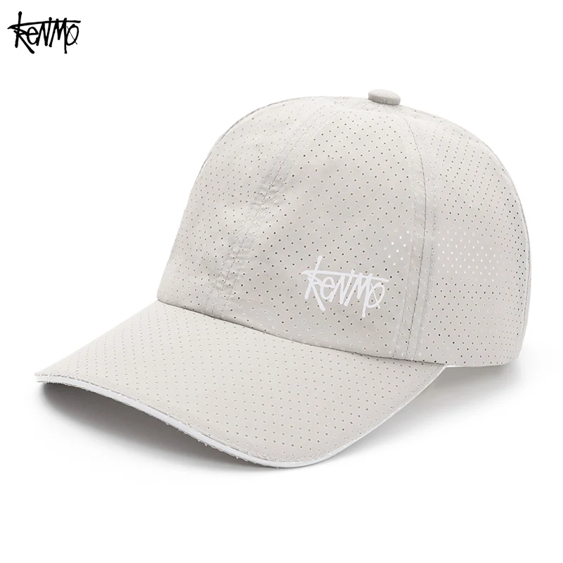 New Summer Model Flat Brimmed Baseball Cap with Quick-Drying and Lightweight Features for Outdoor Sports, Reflective, Cool and B