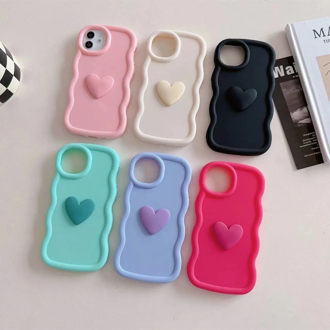 Ins 3D Fashion Love Heart New Phone Case for Huawei Honor X8b X7a X9a X9b X7b 90 X8a X8 4G 5G Soft Silicone Back Cover