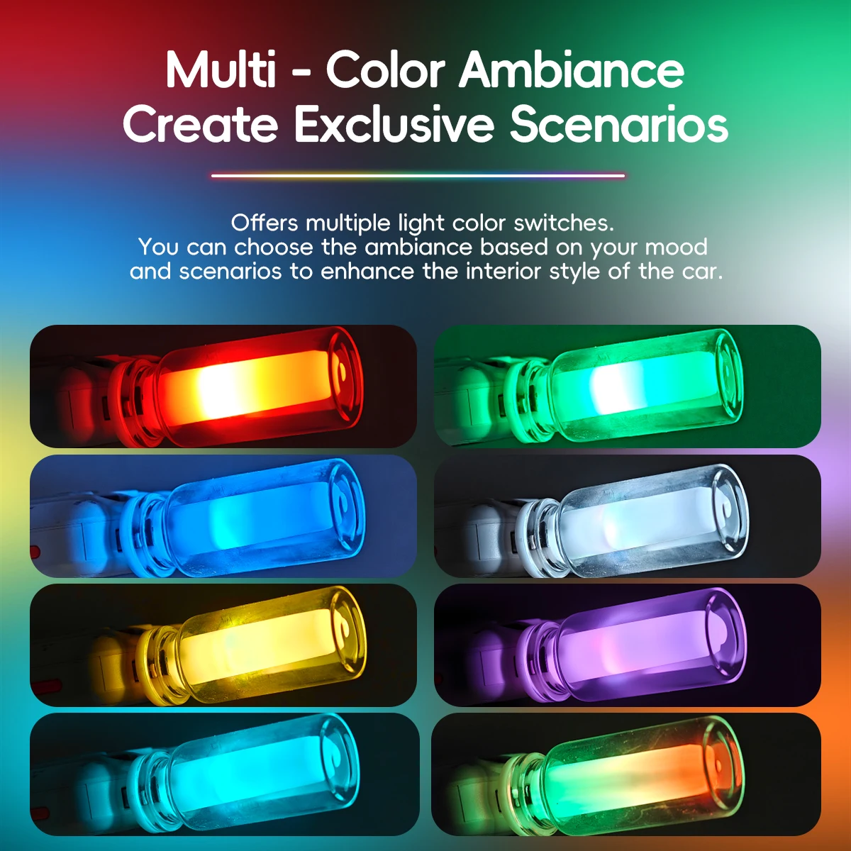 RGB LED Touch Ambient Light Ni - огляд і ціна Ambient Lighting Decor For Room
