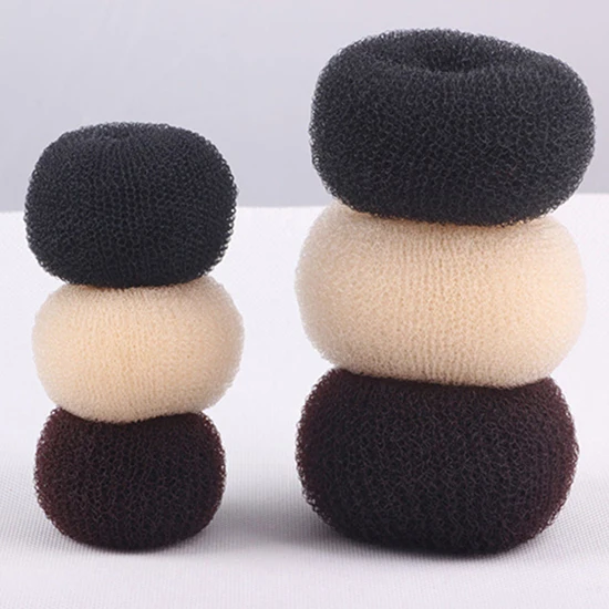 1Pc S M L Black/Brown/Ivory Magic Hair Bun Maker Donut Bagel For Hair Tools Hairpin Hair Accessories For Women Styling Braids