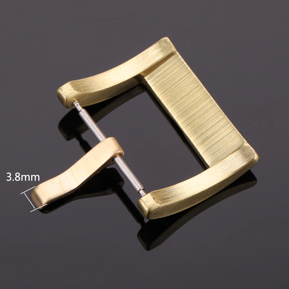 Bronze Watch Buckle Women Men 18mm 20mm 22mm 24mm High Quality Solid Copper Watchband Clasp Strap Accessories