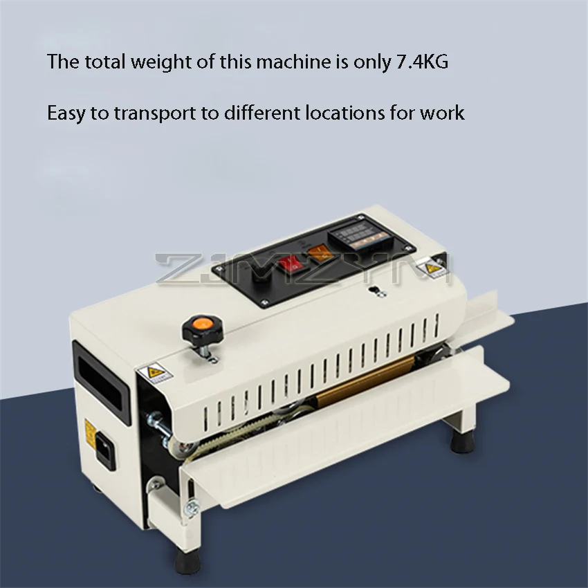 FR-400 Automatic Continuous Sealing Machine Commercial Small Household Aluminum Foil Plastic Bag Heat Sealing Machine