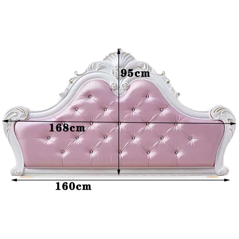 1.8 Meters French Princess Bed Backrest Double European Headboard Soft Bag Bedside Backrest