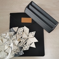 Small Dominoes Game Host a family gathering game Classic board game Triangle Brand Melamine Dominoes Number Cards Playing Cards