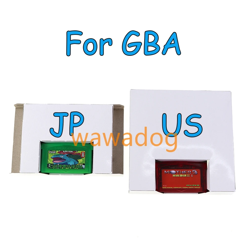 

5 шт., сменная внутренняя инкрустация, сменная картонная вставка, игровая коробка, лоток для игрового картриджа GBA, коробка для американской версии JP