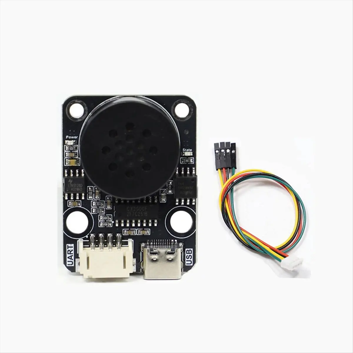 kit-de-desenvolvimento-abiu-cx-sp5f-modulo-de-reproducao-de-voz-mp3-controle-por-porta-serial-uart-modulo-de-transmissao-de-v