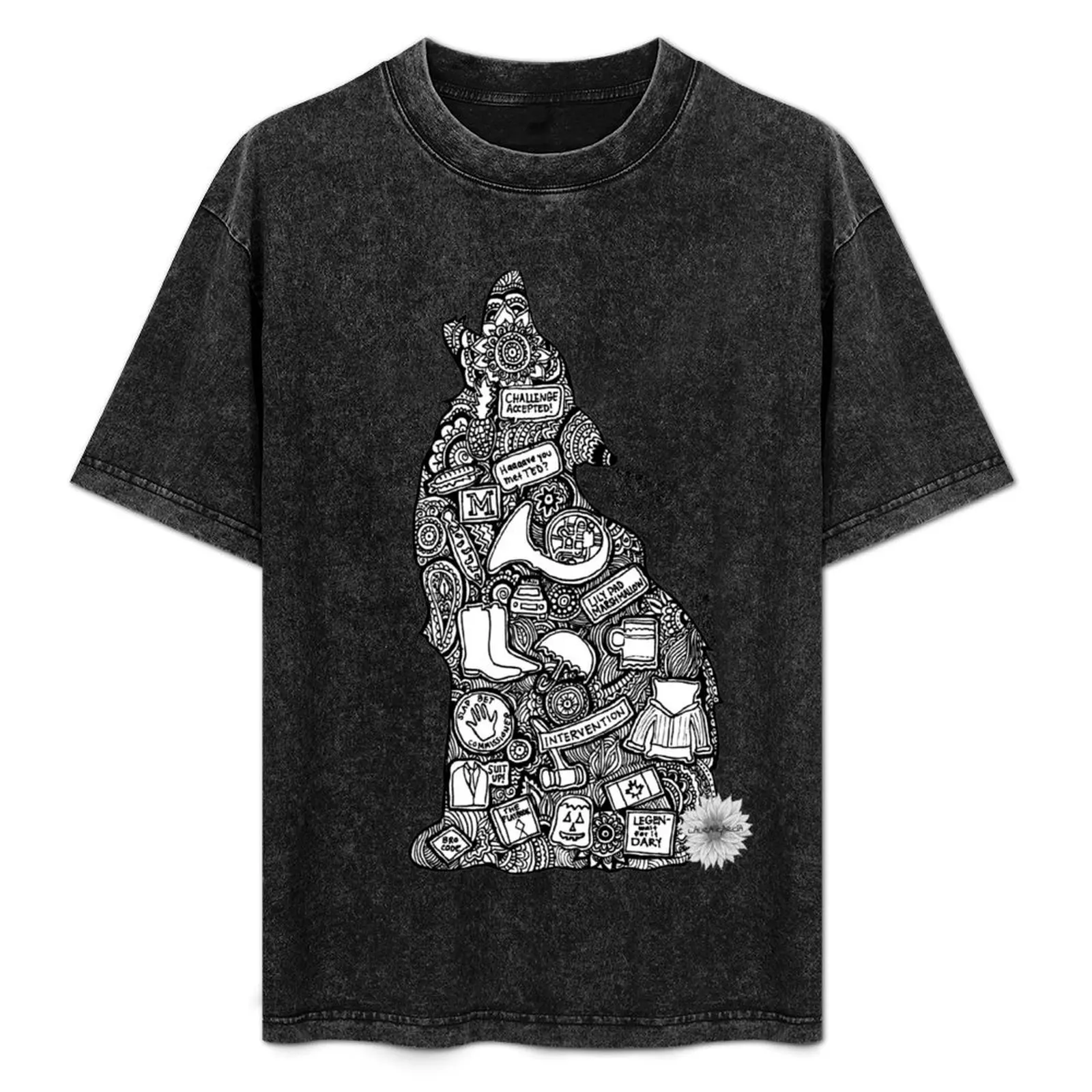 

Lobo HIMYM T-Shirt All Match Basic Short Sleeve Top