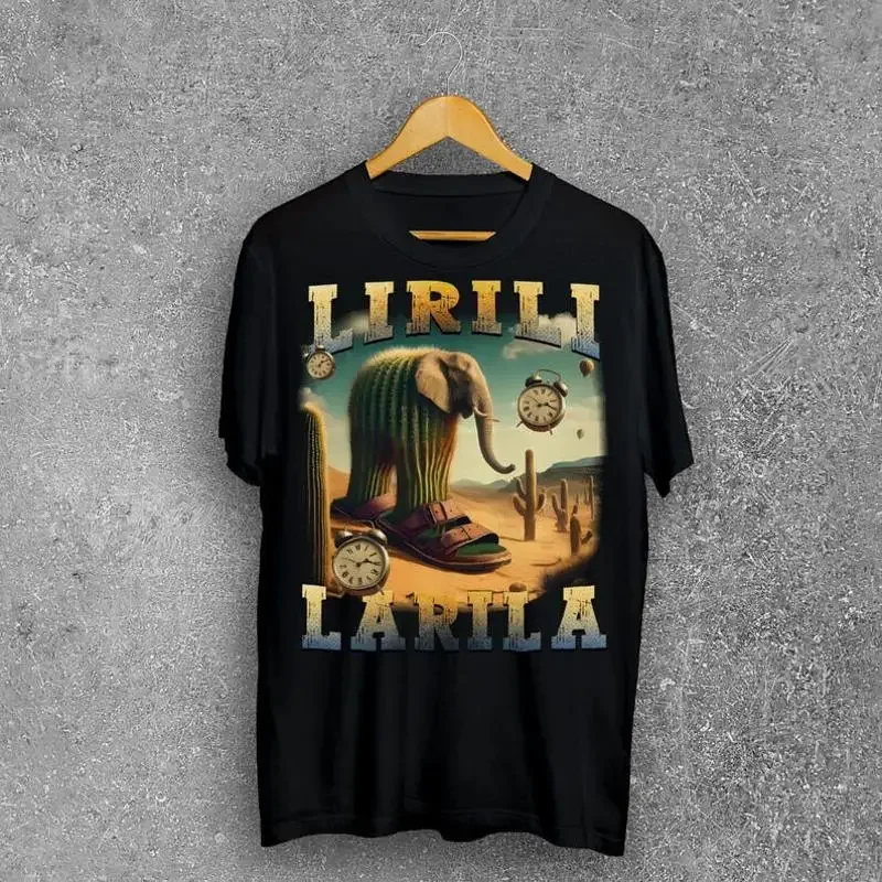 

Lirili Larila Funny Italian Brainrot Meme T shirt Unhinged
