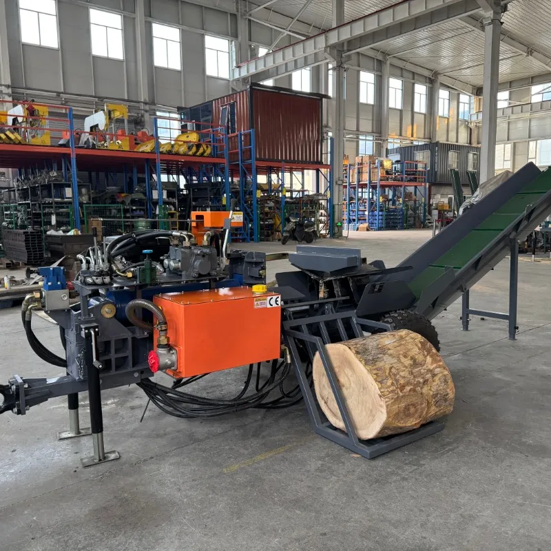 Cheap Fire Wood Processing Machines Automatic Wood Splitter 50ton Wood Processing Machine for Sale