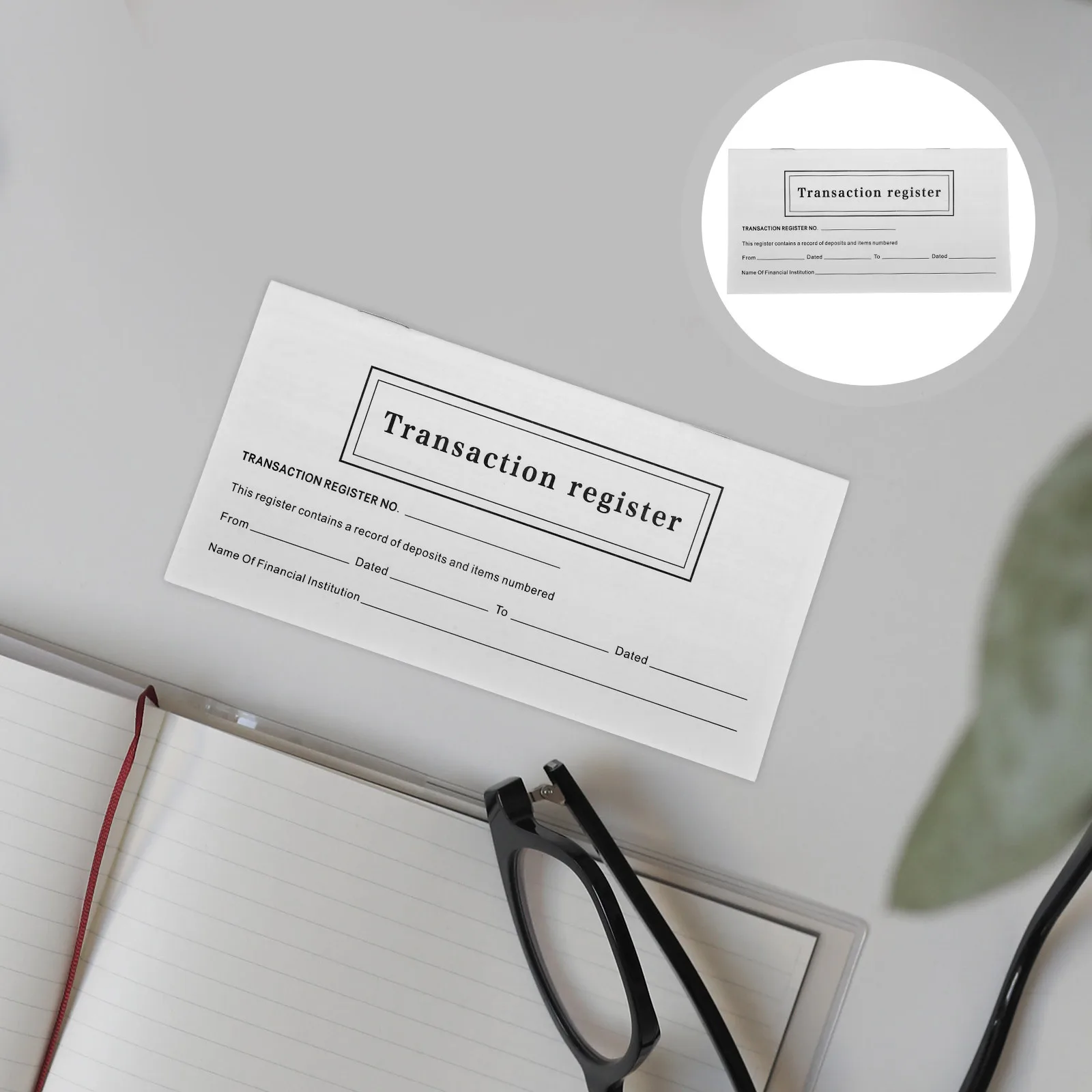 دفتر الملاحظات الشخصي للمال الشخصي مكون من 10 قطع منظم دفتر تسجيل أداة سجل معاملات تتبع التوازن