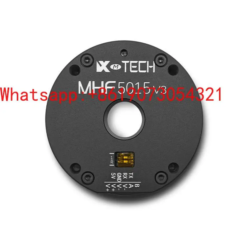 

888 MHF5015 Плоский большой полый бесщеточный двигатель постоянного тока с полым управлением Высокоточный энкодер Ручной PTZ