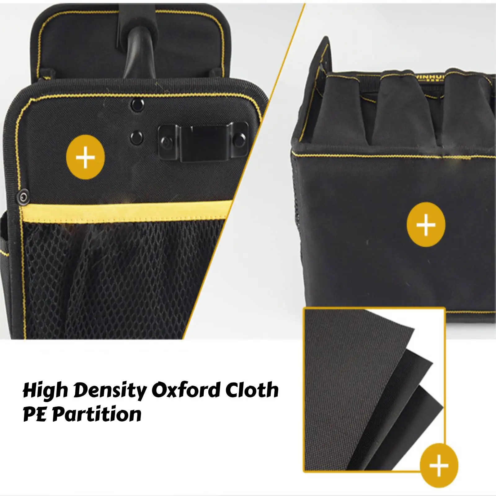 Large Capacity Tools Bag Oxford Cloth Open-Top Thicken Electrician Wookwork Bags Work Bags Waterproof Fasteners Pouch Suitcase