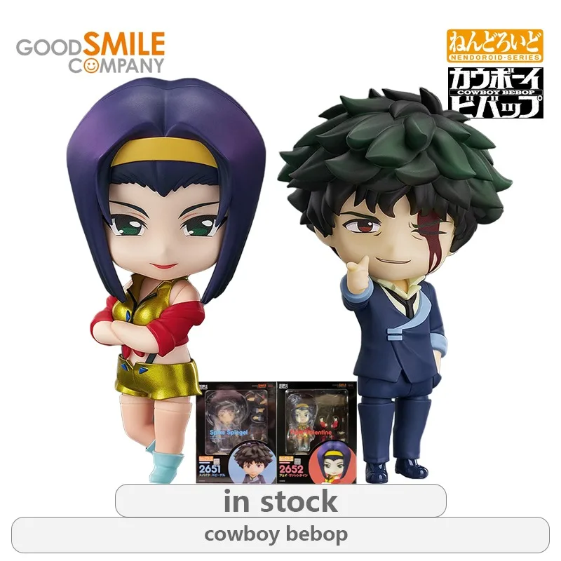 

GSC Original NENDOROID Cowboy Bebop Series 2651 Spike Spiegel\2652 Fei Valentin Anime Action Figure Model Toys Gifts Fo Boys