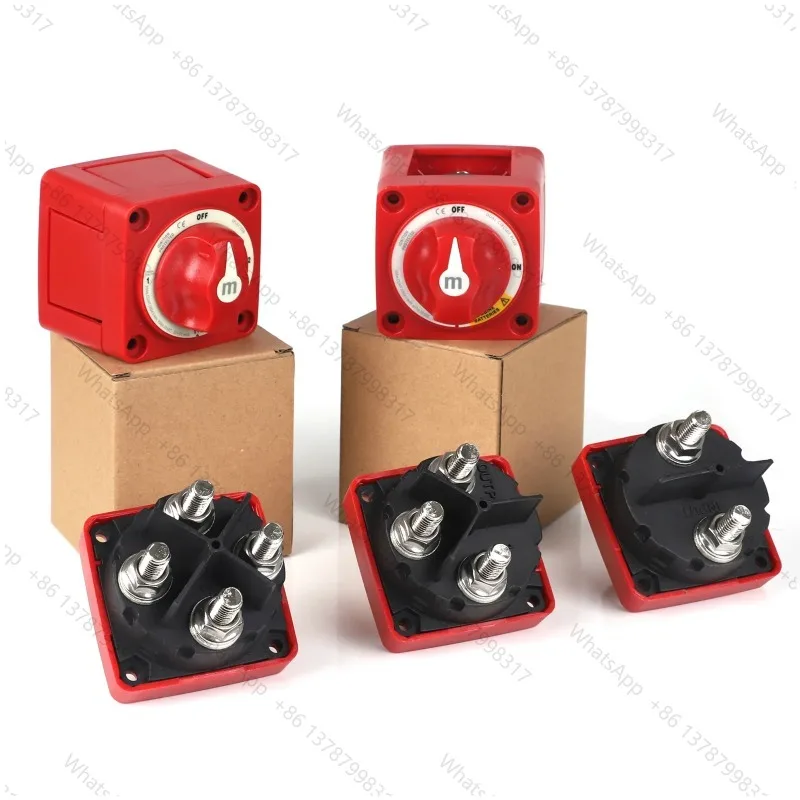 12-48V 100-300A Isolator Disconnect Rotary Cutter Single Dual 2 3 4 Position Battery Mass Switch For RV Boat Power Control Panel