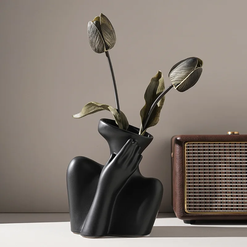 Керамическая ваза для боди-арта, цветов, контейнер Cortaderia Selloana, скандинавский орнамент, домашний интерьер, Декор, ремесла, предметы, аксессуары Керамическая ваза для боди-арта, цветов, контейнер Cortaderia Selloana, скандинавский орнамент, домашний интерьер, Декор, ремесла, предметы, аксессуары