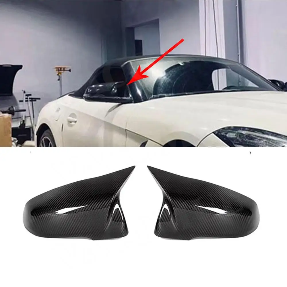 

Carbon Fiber Door Side Rearview Mirror Cap Trim Shell Covers Car Styling for BMW F39 F48 F49 F52 G29 F40 F44 2016+ Mirror Cover