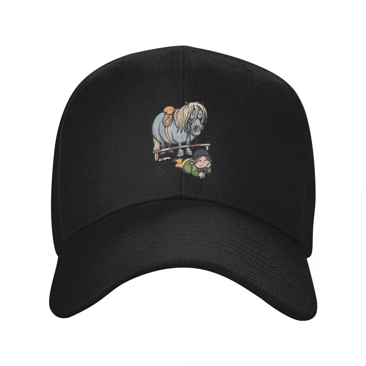 Thelwell Funny Showjumping Gone Wrong Baseball Cap tea Hat hiking hat Designer Man Women's