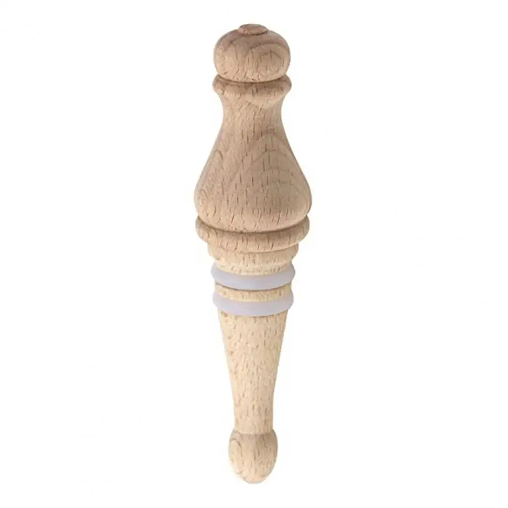 

Wine Bottle Stopper Wood Stoppers Champagne Bottle Vacuum Cork Wood Wine Stopper Kitchen Bar Accessories