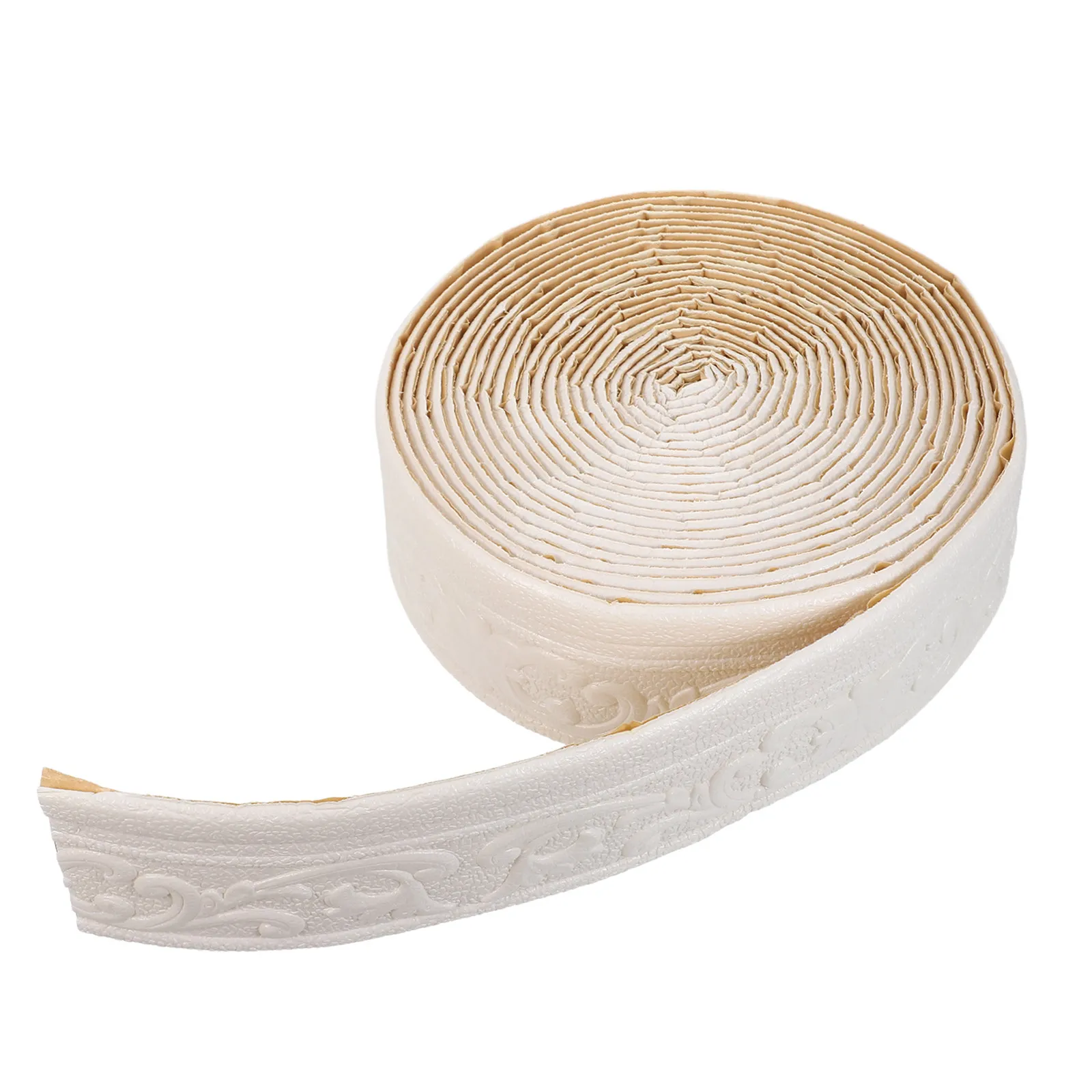 

3.14 X 393 Inch Self-Adhesive Skirting Board Sticker Flexible Molding Trim for Wall Base Corner Guard Furniture Edging Strip