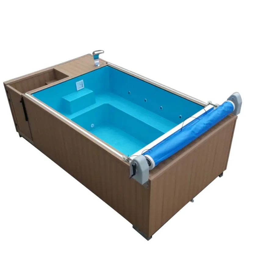 Ground Floor Garden Family Villa Outdoor Pool Fiberglass Pool