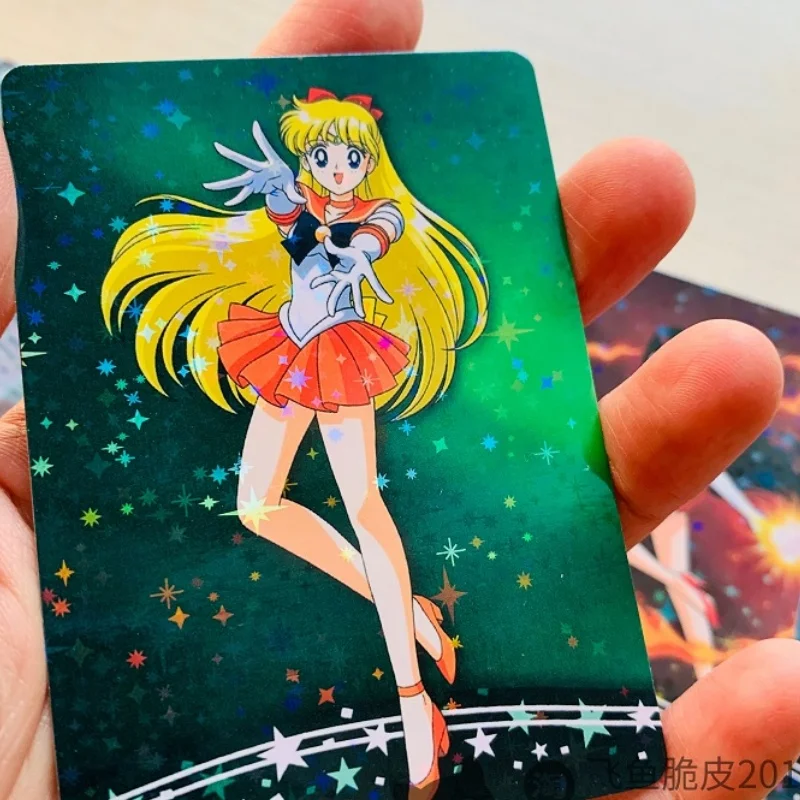 10Pcs/set Sailor Moon Tsukino Usagi Trick Pictures Self Made Anime Game Characters Classic Collection Card Diy Gifts