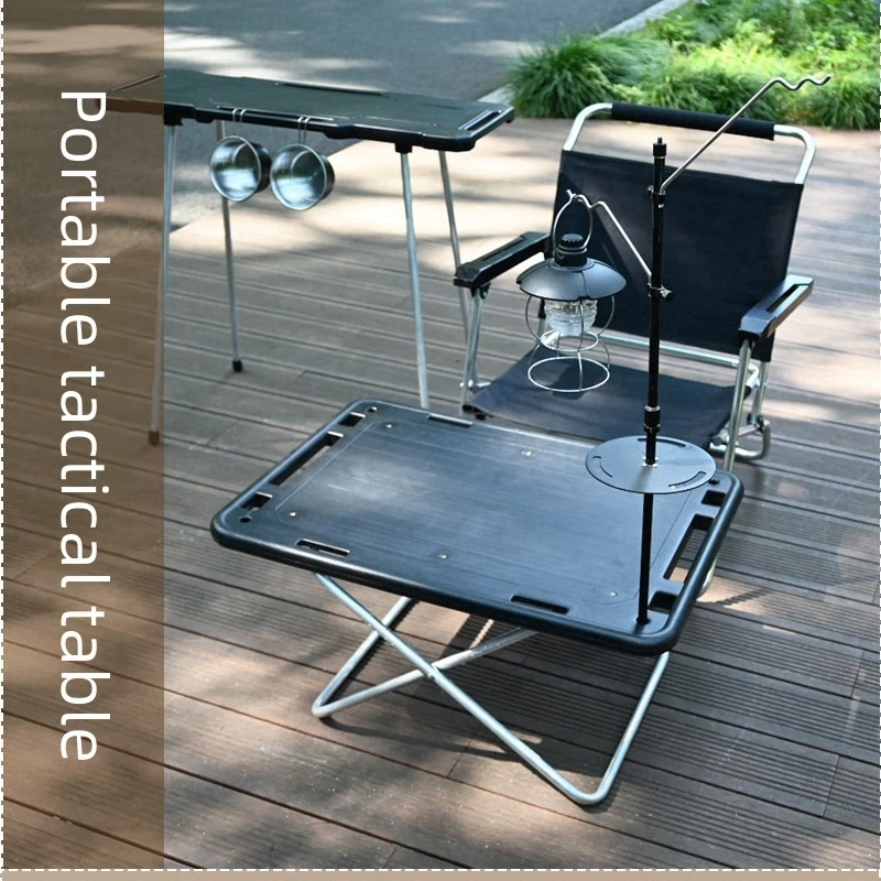 Outdoor Tactical Table Camping Folding Table Thickened Picnic Table Lightweight Portable Multifunctional Folding Tactical Table