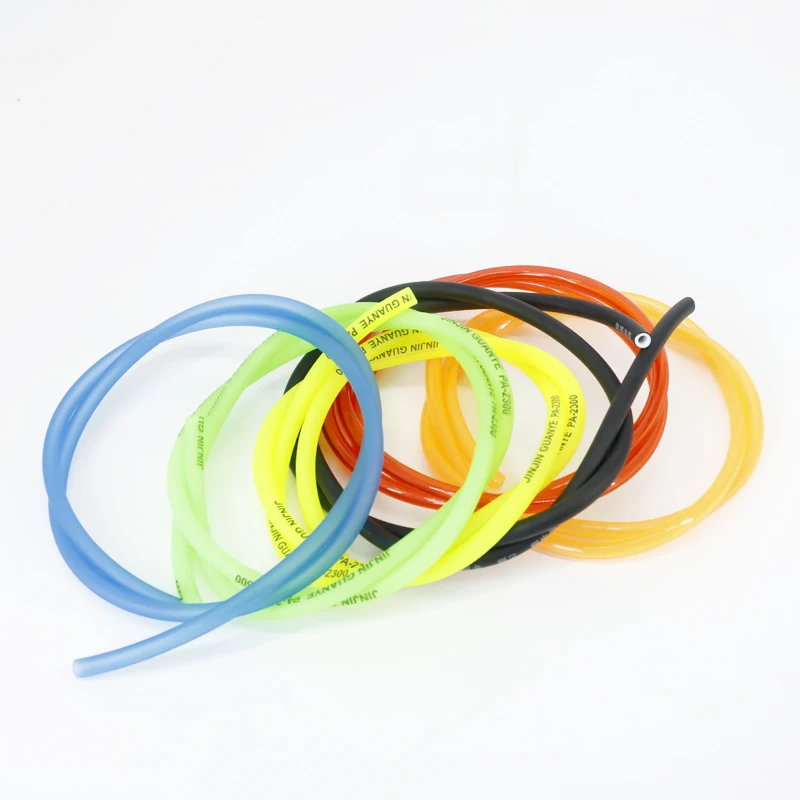 6 colors 1M Motorcycle Accessories Hose Petrol Fuel Line Hose Gas Oil Pipe High Temperature Resistant Rubber Soft Tube