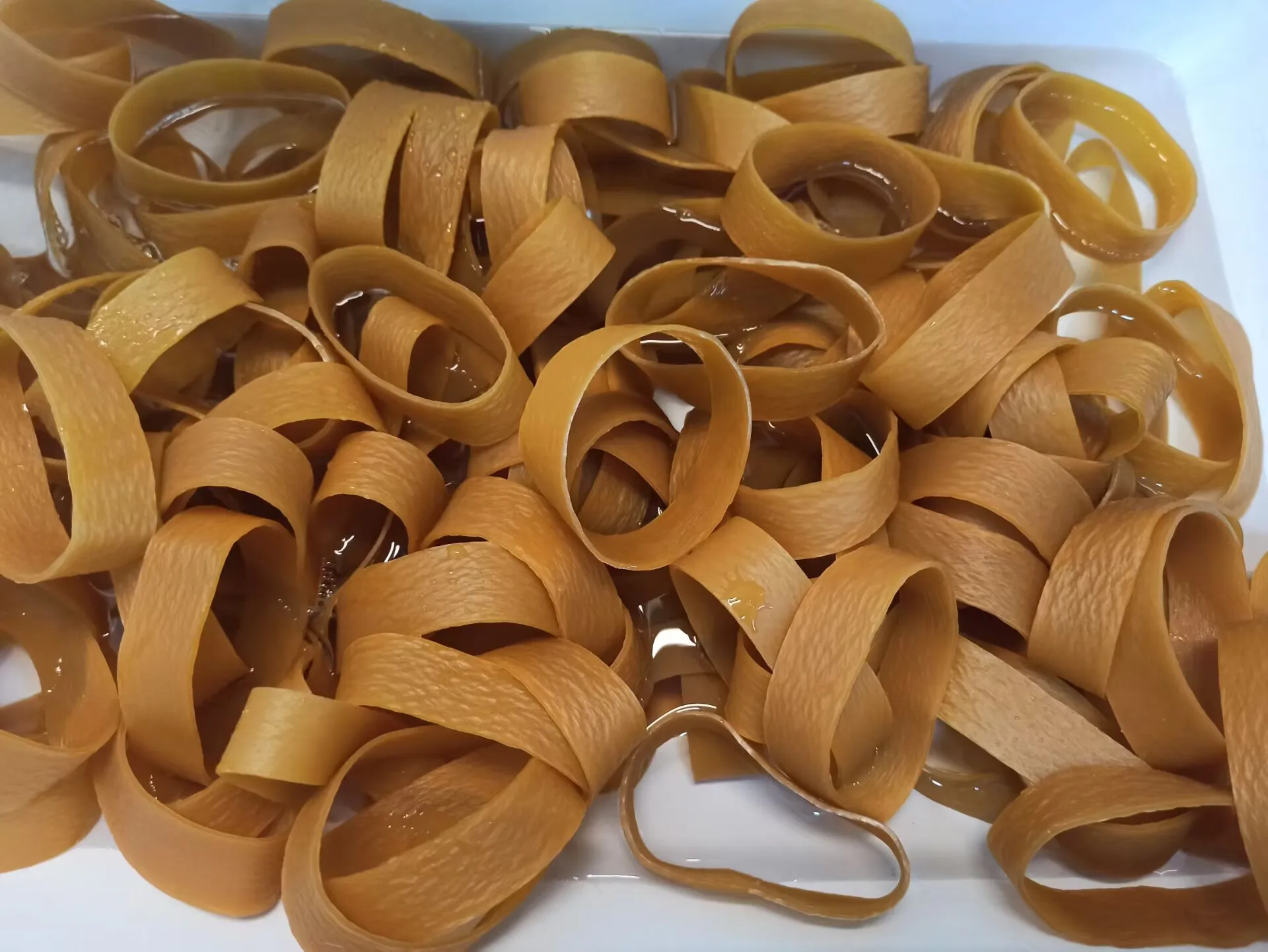 2cm Wide Brown Elastic Rubber Bands Heavy Duty Strong Large Industrial Package Packing Tie