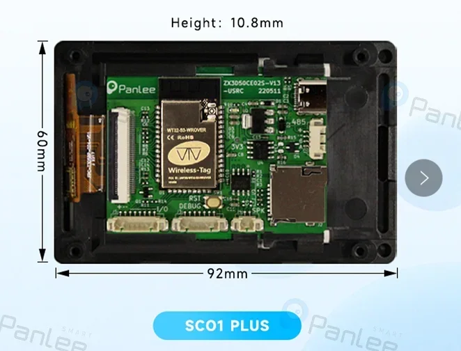 جديد WT32-SC01 PLUS 16MB hmi شاشة الكريستال السائل esp32 مجلس التنمية مع 3.5 بوصة LCD IPS عرض شاشة تعمل باللمس ESP3