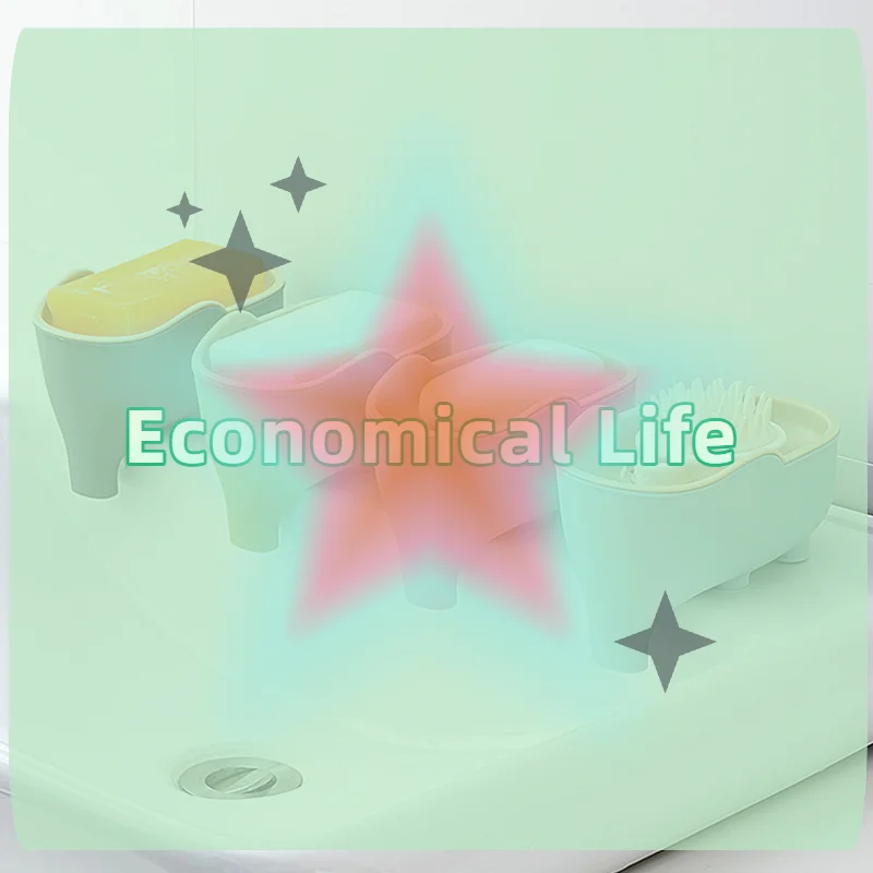 [MOA]Double Layer Creative Elephant Shape Soap Box Soap Dish Drainable Soap Holder Waterproof Drain Rack Soap Container Tray