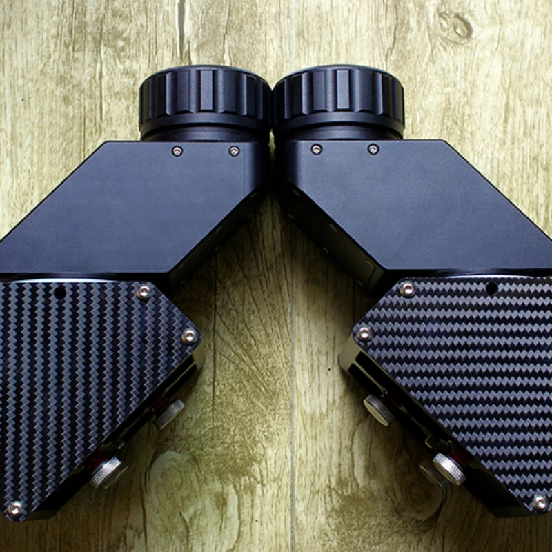 

Three mirrors for image conversion system of large binoculars