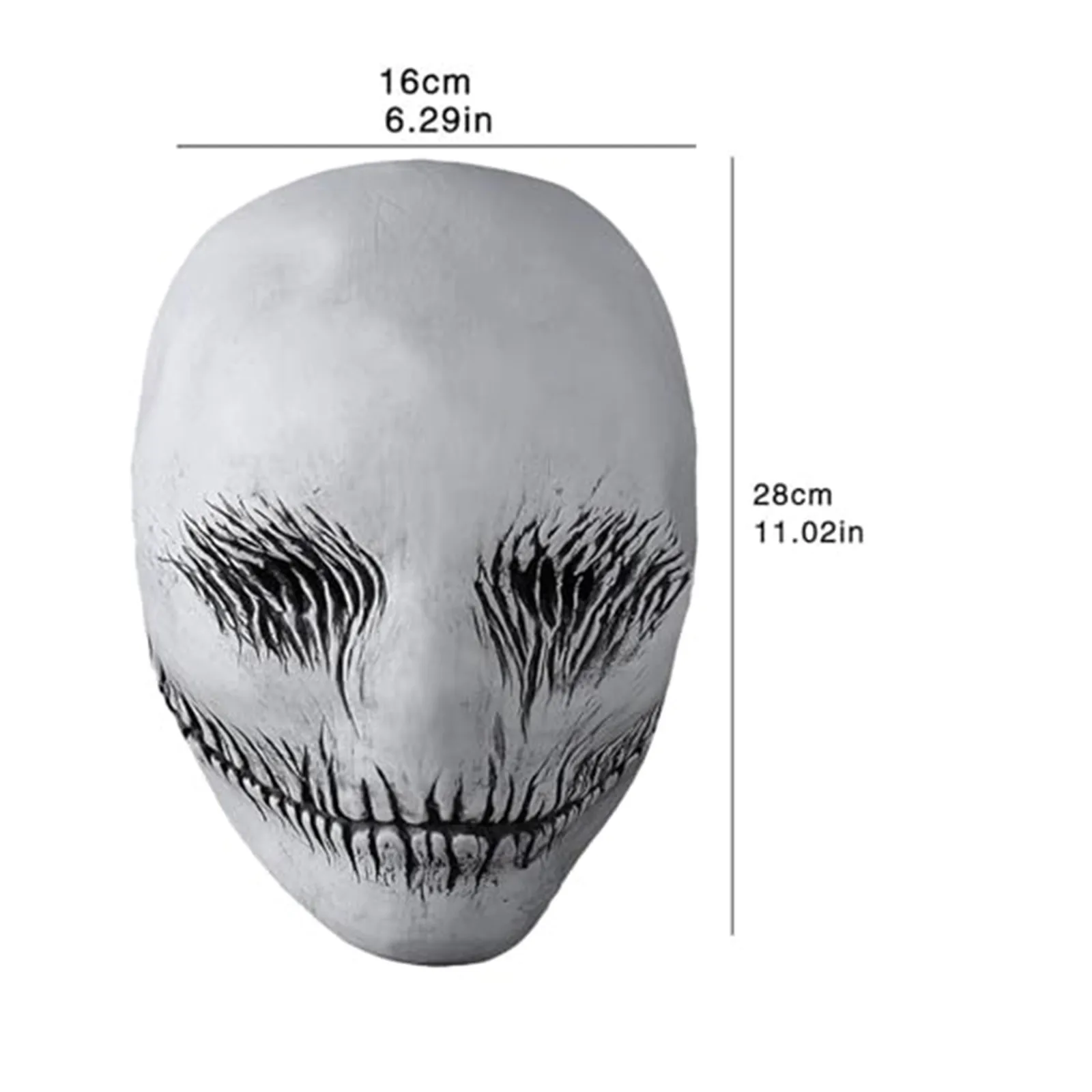 Costume Cosplay Halloween Horror Ghouls Halloween Corey Sorriso snello Horror Copricapo Cosplay Performance Costume in lattice per Prop