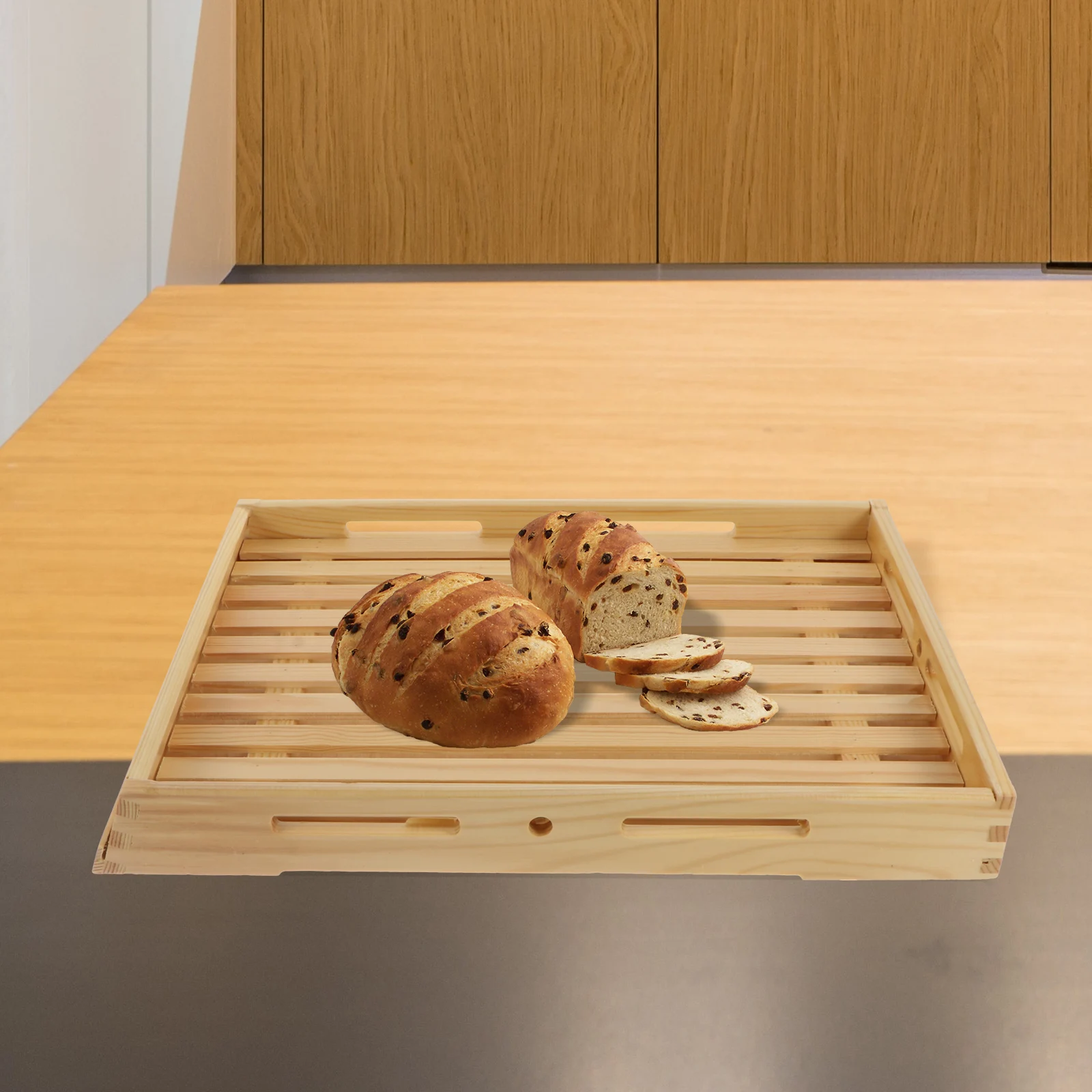 

Wooden Bread Tray Food Serving Plate Household Tableware Decorative Storage Trays Kitchen Sushi Fruit Plates Reusable