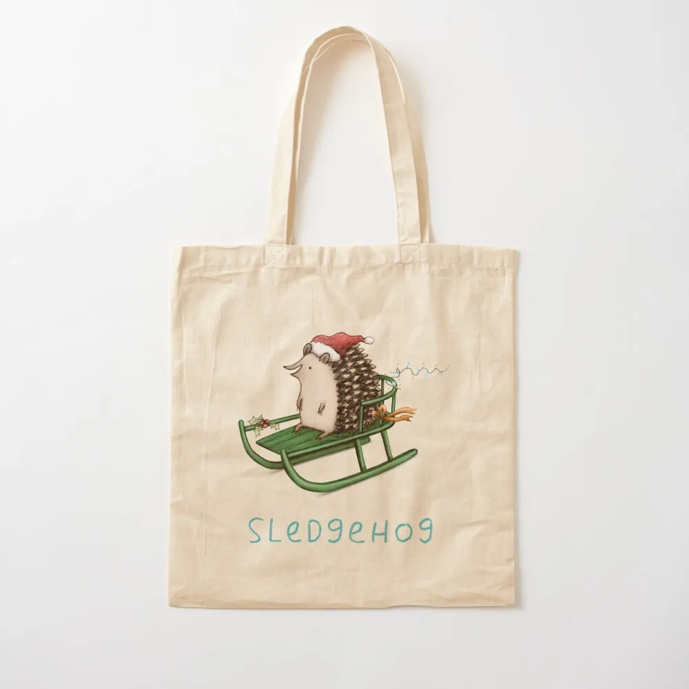 Sledgehog Tote Bag tote bags aesthetic Customizable tote bag Candy bags Canvas bag for women