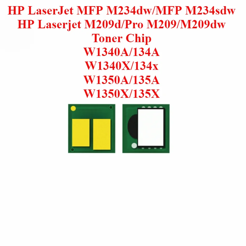 W1340A/134A,W1350A/135A Toner Chip for HP M209d/Pro M209/M209dw M234dw/M234sdw