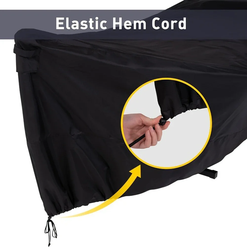 For Durable Waterproof Hang Bed Cover For 12FT Stands -Weatherproof & Convenient For -DURABLE 210D 420x17x100cm 285x17x80cm