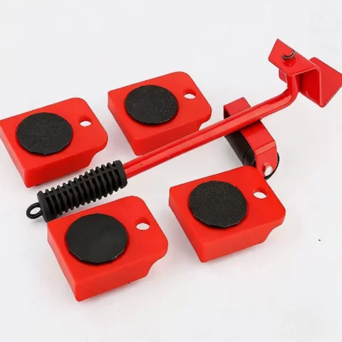 Rodillos para mover muebles multiusos de alta resistencia, herramientas de elevación y traslado de fácil deslizamiento para artículos del hogar, 2/4/5 unidades