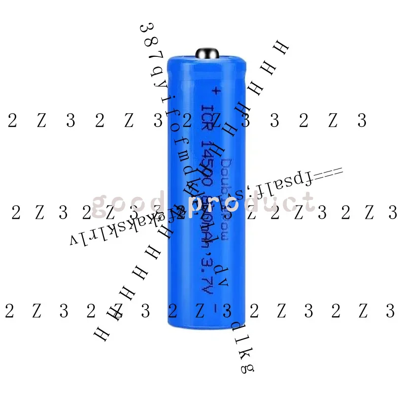 zx    14500 AA Li-ion Battery 800mAh 3.7V Rechargeable Lithium Batteries for Led Flashlight No.5 Cell