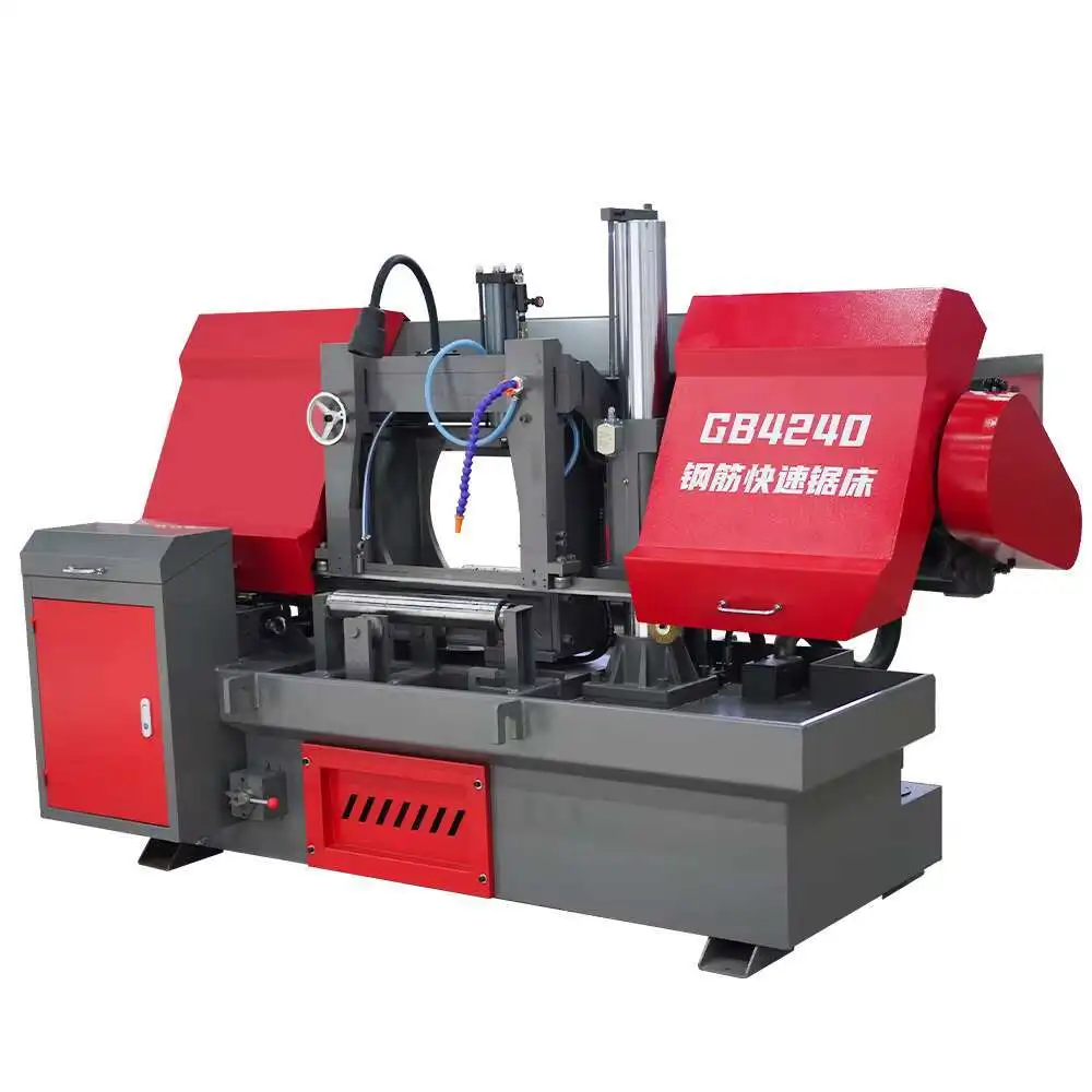 تعزيز Hinery الصلب بار نشر Gb-4240 منشار دائري أوتوماتيكي Hine