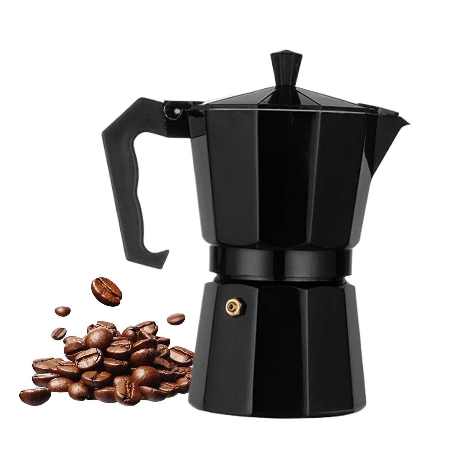 Moka Coffee Pot Italian Style Fresh Extract Coffee Maker Aluminum Italian Type Moka Pots Coffee Maker for Gas Induction Cooktops
