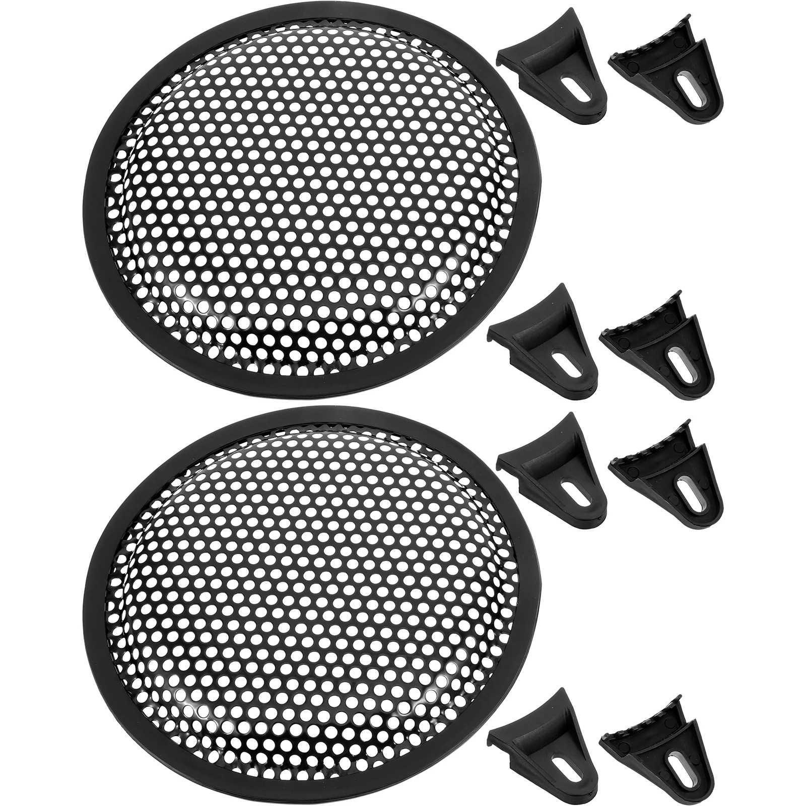 

2Pcs Car Inch Metal Protector Subwoofer Mesh Speaker Cover For Car Mesh Subwoofer Cover Speaker Covers