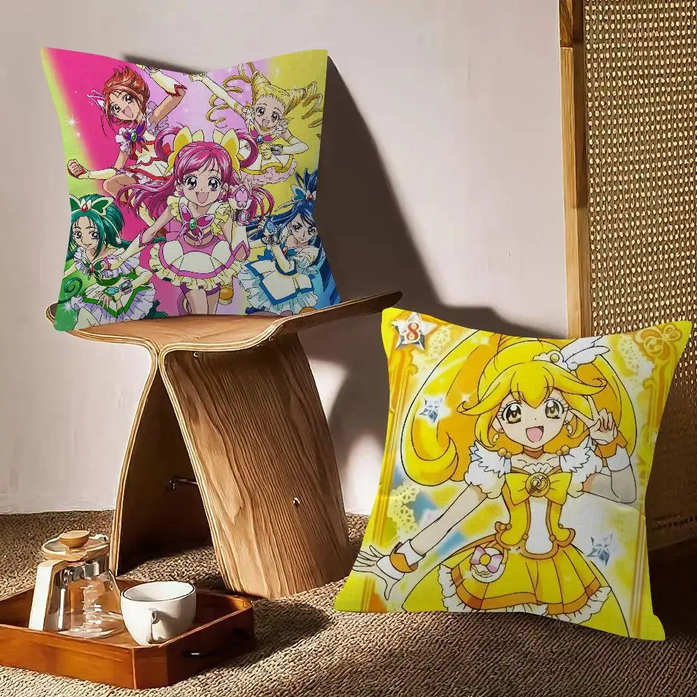 Anime S-Smile P-Precures   Cushion Cover 30x50 Polyester Sofa Cushions Decorative Throw Pillows Home Decoration Pillowcover